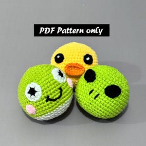 Frog Duck Alien Ha*ky S*ck Crochet Pattern,Footbag Amigurumi PDF Pattern, Digital Download PDF