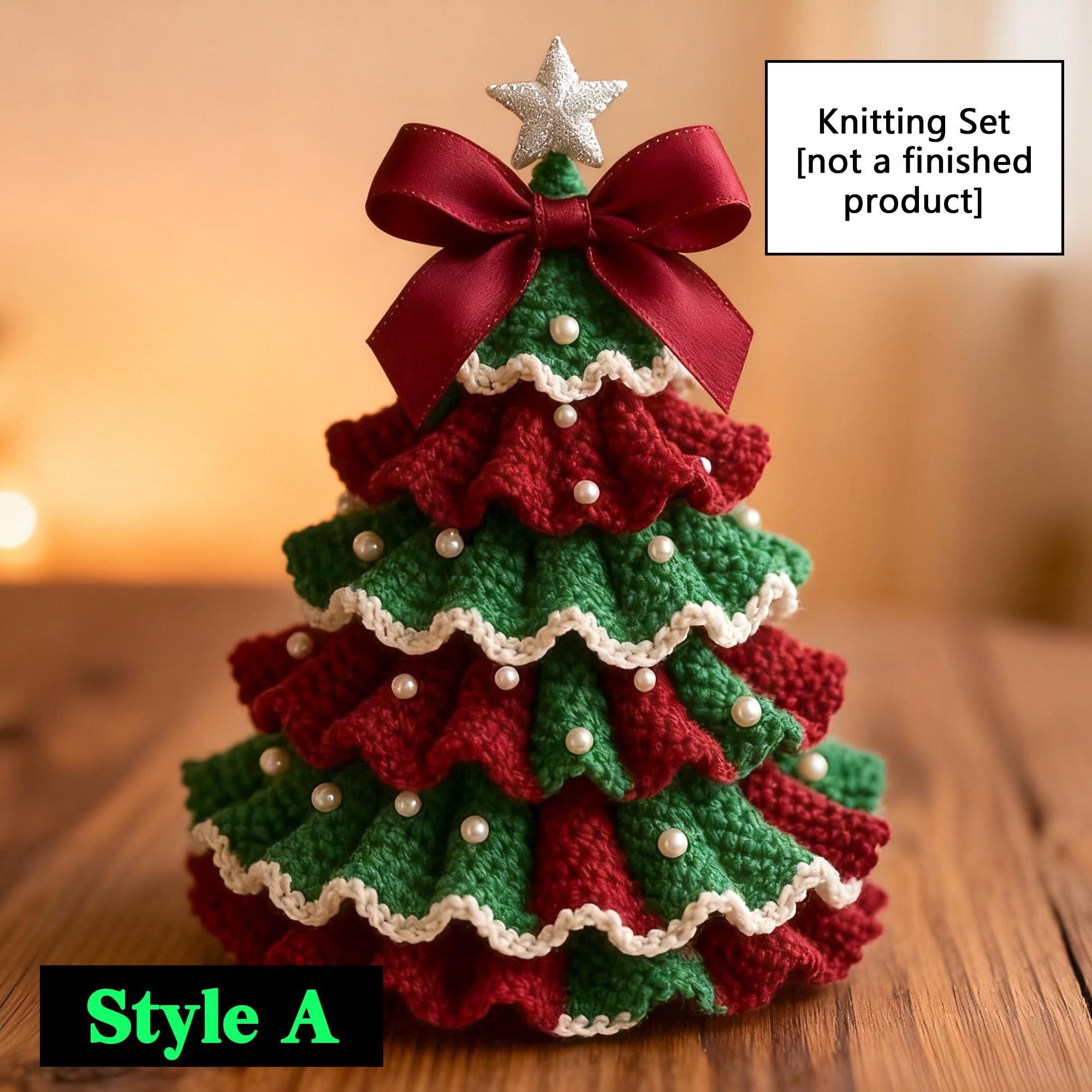 DIY Crochet Christmas Tree Kit,crochet Christmas Tree,diy Holiday ...