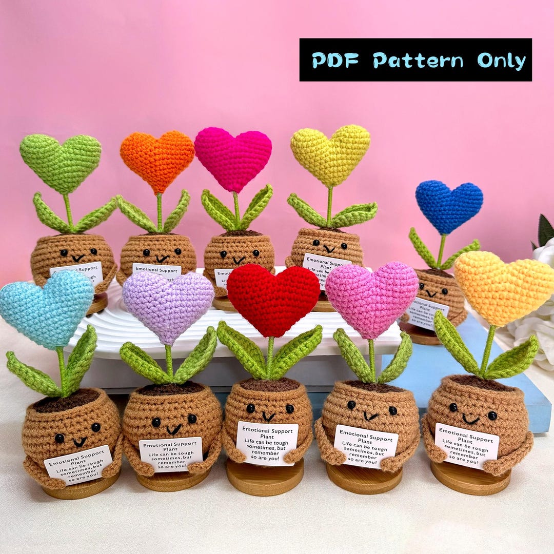 あみぐるみ　ハートの鉢植えのオーダーページ ハンドメイド あみぐるみ ハートの鉢植えのオーダーページ 【公式通販】