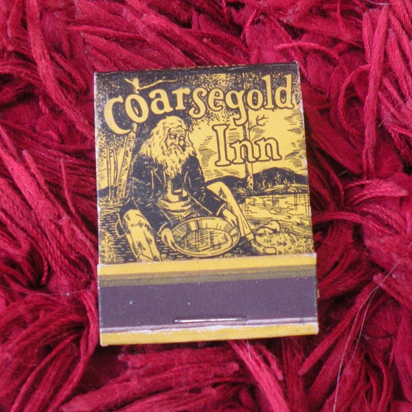 Advertising Matchbook from Coarsegold Inn, a Historical Site in Northern California, Vintage Matches, Tobacciana, Phillumenist
