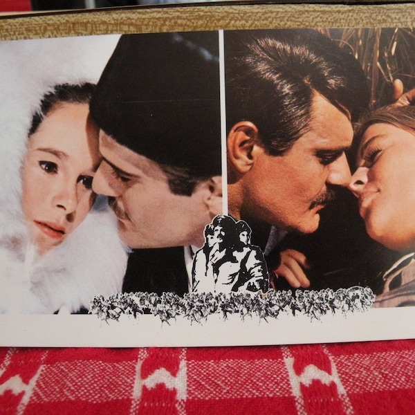 Doctor Zhivago Postcard Movie Memorabilia from 1960's, Vintage Gift
