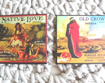 Original Vintage Citrus Crate Label 1930s Scarce Old Mission