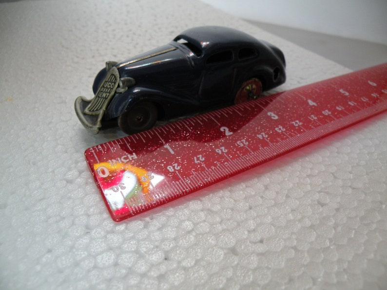 Vintage Schuco Limousine, Made in US Zone Germany, Circa 1946 Windup