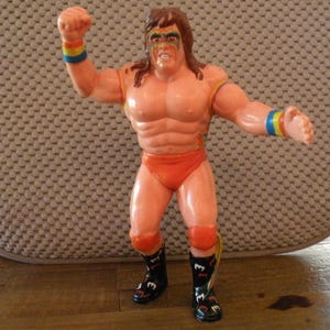 Ultimate Warrior 1989 WWF LJN Titan Sports 7 1/2&quot; Vintage Wrestling Action Figure, Rare Superstar Collectible, the Holy Grail of Wrestling