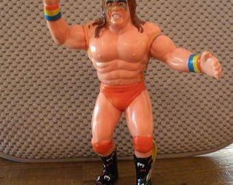 Ultimate Warrior 1989 WWF LJN Titan Sports 7 1/2" Vintage Wrestling Action Figure, Rare Superstar Collectible, the Holy Grail of Wrestling
