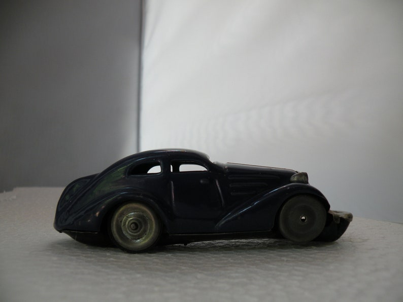 Vintage Schuco Limousine, Made in US Zone Germany, Circa 1946 Windup