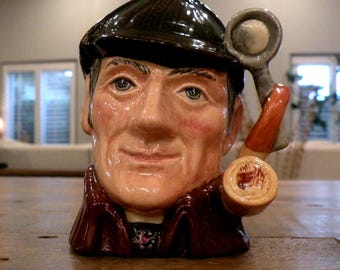 The Sleuth Royal Doulton Toby Character Jug 1972 Limited Edition Doulton and Company, Sherlock Holmes