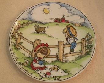 Joan Walsh Anglund - 1966 November Ceramic Collector's Plate - Etsy