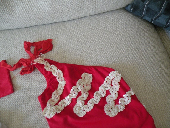 Girls dress-up costume, red dance costume, vintag… - image 10