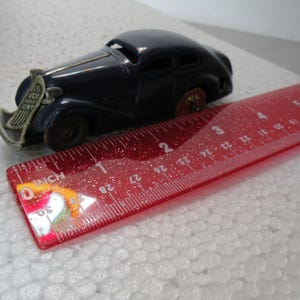 Vintage Schuco Limousine, Made in US Zone Germany, Circa 1946 Windup Tin Toy Car, Collectible Car for Collectors of German Cars