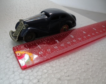 Vintage 1940s Schuco FEX 1111 Toy Wind up Car Made in US Zone