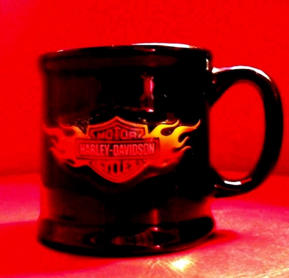 Harley Davidson Mini Mug Cup, 3D Flaming Logo, Small Shot Glass 2 Inches  Tall, Retro Barware Home Dedor for Motorcycle Collectors - Etsy
