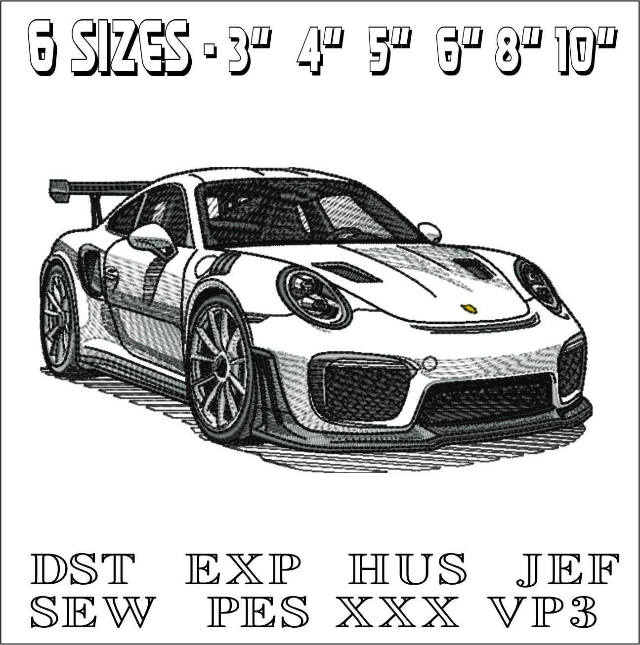 PORSCHE Gesticktes Abzeichen Patch – Bügelbild Für Jacken, Mützen & Rucksäcke