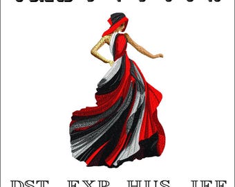 red dress embroidery design Red Front Embroidery Silk Dress  Tatreez1