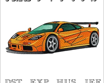 Lamborghini Embroidery Design, Embroidery Patterns, Instant