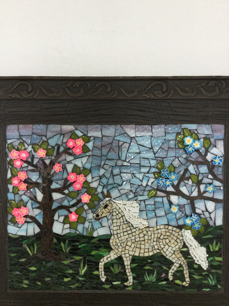 Horse Mosaic Etsy