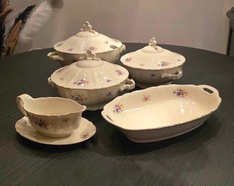 Edelstein Bavaria Maria-Theresia flower tableware