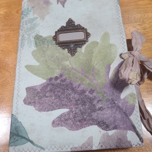 Academia Dark Academia Softcover Junk Journal Handgefertigtes Journal Alltägliches Buch Chunky Journal