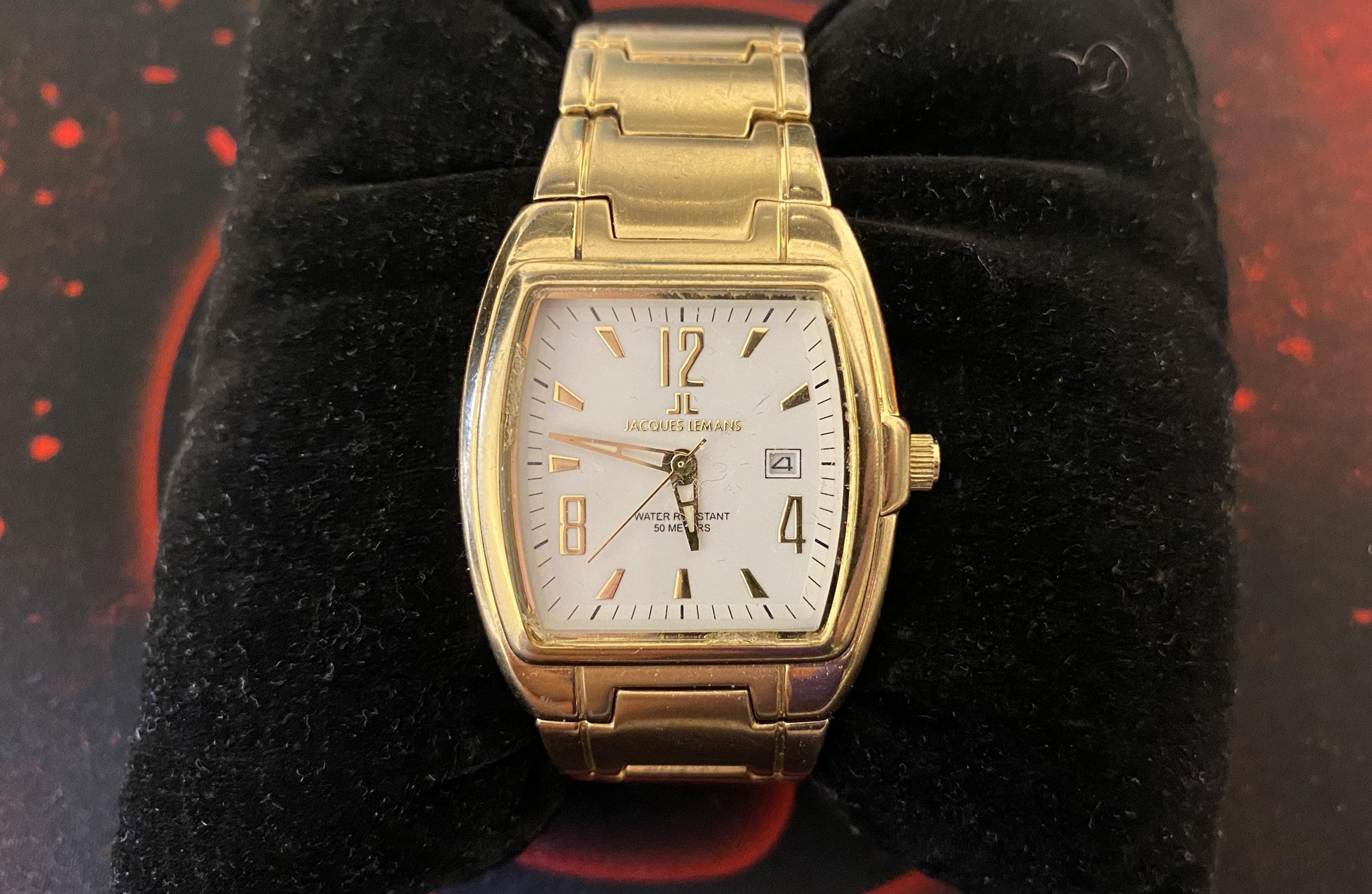 Jacques Lemans RARE Luxury Timeless Classic18K Gold Plated Stainless Steel Watch Jacques Lemans Men main image 2