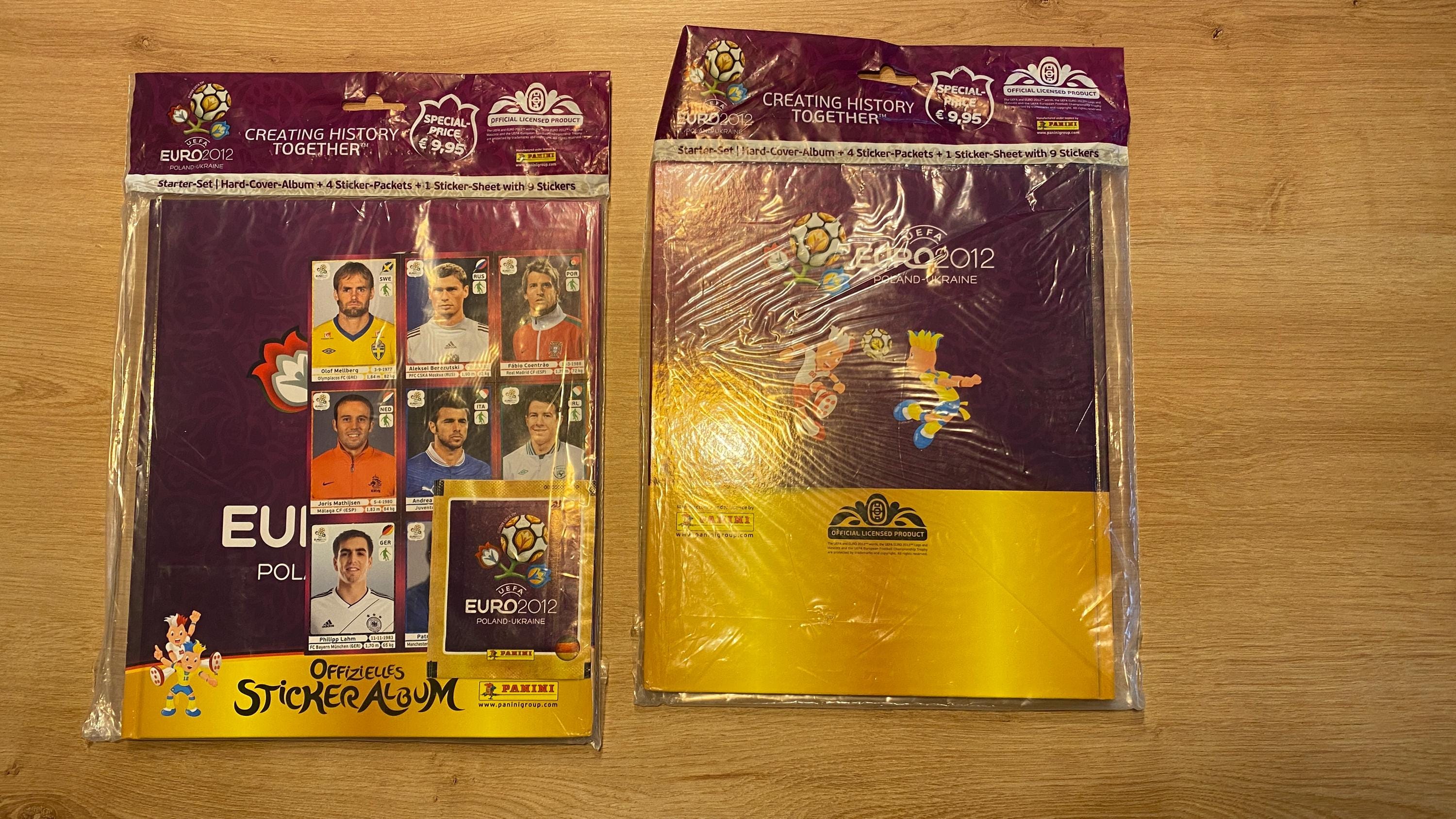 UEFA Euro 2012 Panini Sticker Album Starter Set - Sealed - Etsy