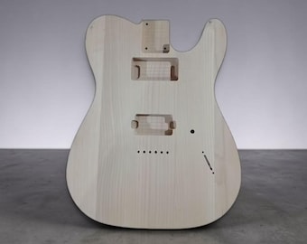 Custom elzenhouten body voor elektrische gitaar | Jim Root-Telecaster (onvoltooid)