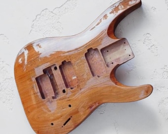 Custom mahonie gitaar body Jackson Dinky afwerking glanzend