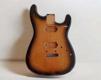 Custom mahoniehouten gitaarbody Stratocaster afwerking glanzend