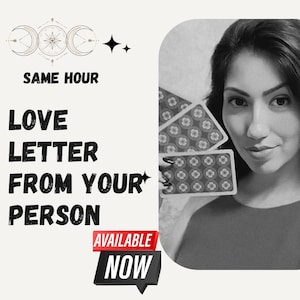 Carta de amor a la misma hora: mensaje canalizado de tu persona, lectura psíquica del amor, lectura personalizada del tarot
