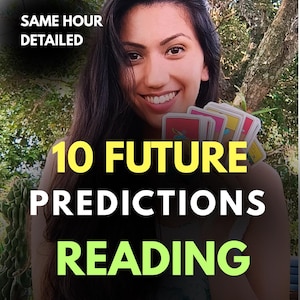 Lectura de Tarot con 10 predicciones futuras a la misma hora