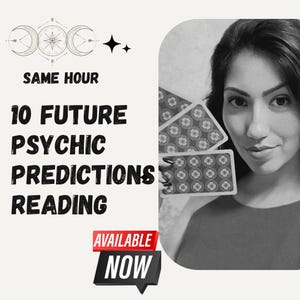 10 predicciones psíquicas futuras / Lectura psíquica honesta, lectura de tarot el mismo día, información precisa sobre el futuro del tarot, pronóstico de las cartas del tarot