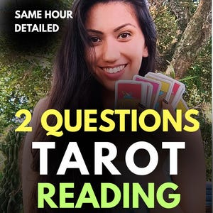 Fast 2-Question Tarot Reading – Same Hour Delivery, Accurate Psychic Answers