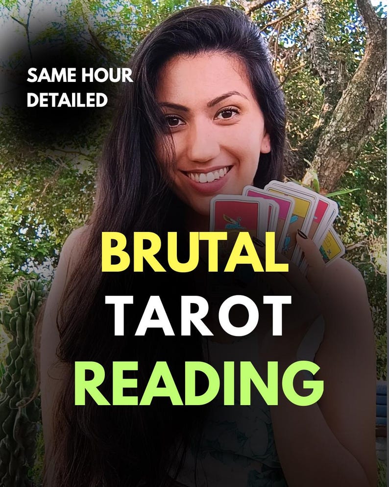 Same Hour Tarot Reading, Brutal Tarot Reading, Tarot Card Reading, Detailed Tarot Reading, Brutal Tarot, Psychic Tarot Reading, Fast Tarot