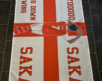 Saka Arsenal Flag, 5FT X 3FT, Bukayo Saka Design - Etsy