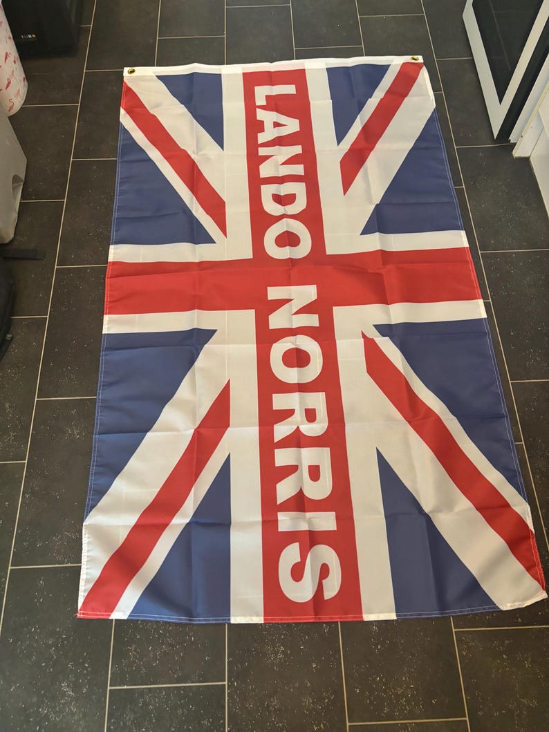 thumbnail image 2 of Lando Norris McLaren F1 Flag – 3ft X 2ft, Brand New, Made In UK 2 of 4