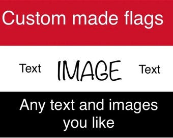 Custom Manchester United Flag: 5ft x 3ft MUFC Design