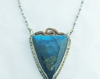 Blue Labradorite necklace