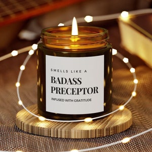 Riecht nach einer Badass Preceptor-Kerze, danke Geschenk für Krankenschwester, Krankenschwester, Apothekergeschenk, Krankenschwestergeschenk