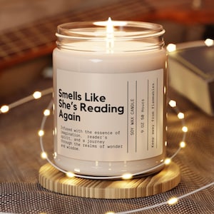 Candela per lettore di Smut, regalo per amanti dei libri, libro di Smut, lettore di libri piccanti, amante di Smut, lettore di romanzi dark, regali per lettori, regalo per lettori, lettura di genere