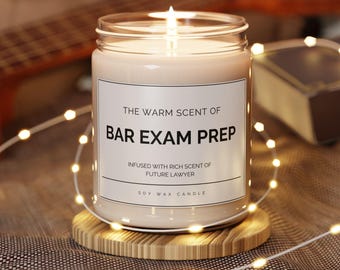 Bar Exam Prep Gift For Law School Graduate Gift For Law School Grad Bar Prep Care Package Gift Idea Lawyer To Be Gift Candle Law Grad Gift