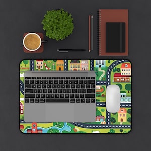 City Carpet Game Mousepad, 90s 2000s Nostalgia Gift, 90s Gaming Mousepad, 90s Mousepad Keyboard Mat, Mouse Mat, Office Decor, Gamer Desk