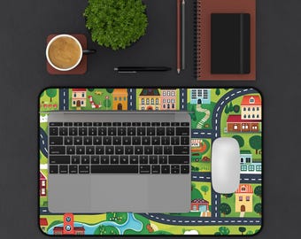 City Carpet Game Mousepad, 90s 2000s Nostalgia Gift, 90s Gaming Mousepad, 90s Mousepad Keyboard Mat, Mouse Mat, Office Decor, Gamer Desk