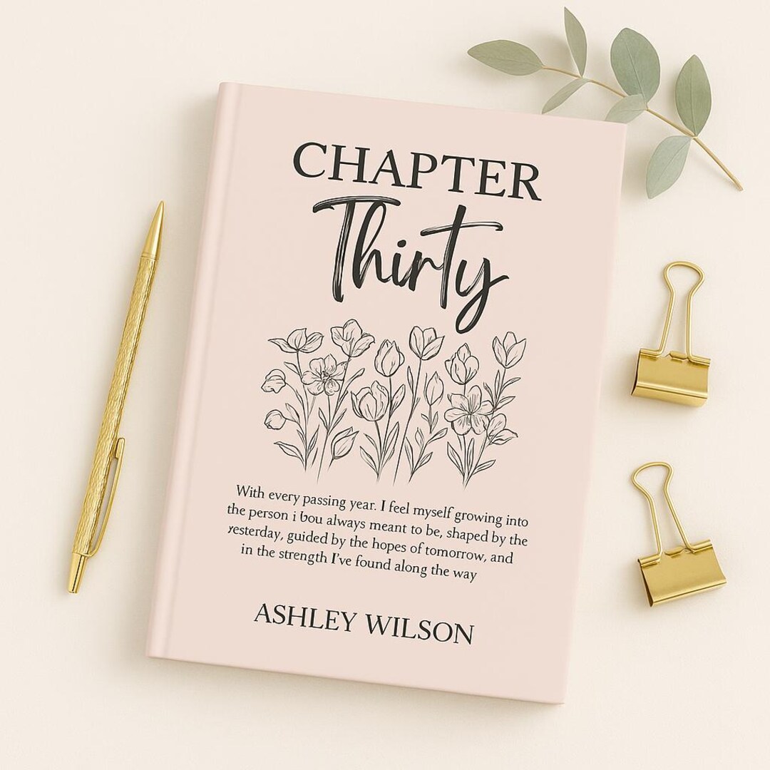 30th Birthday Gift, Chapter 30 Name Journal, 30 Years Old, Turning ...