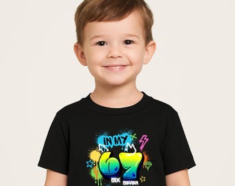 In my Six Seven Era Tee, Funny 6 7 Birthday Meme Shirt for Boys Girls
