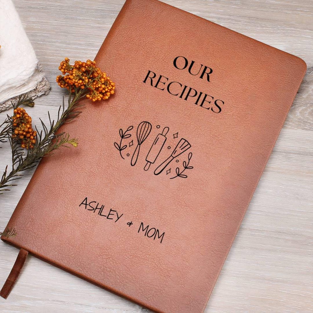 Personalized Recipe Book- Custom Cookbook- Personalized Name Our ...