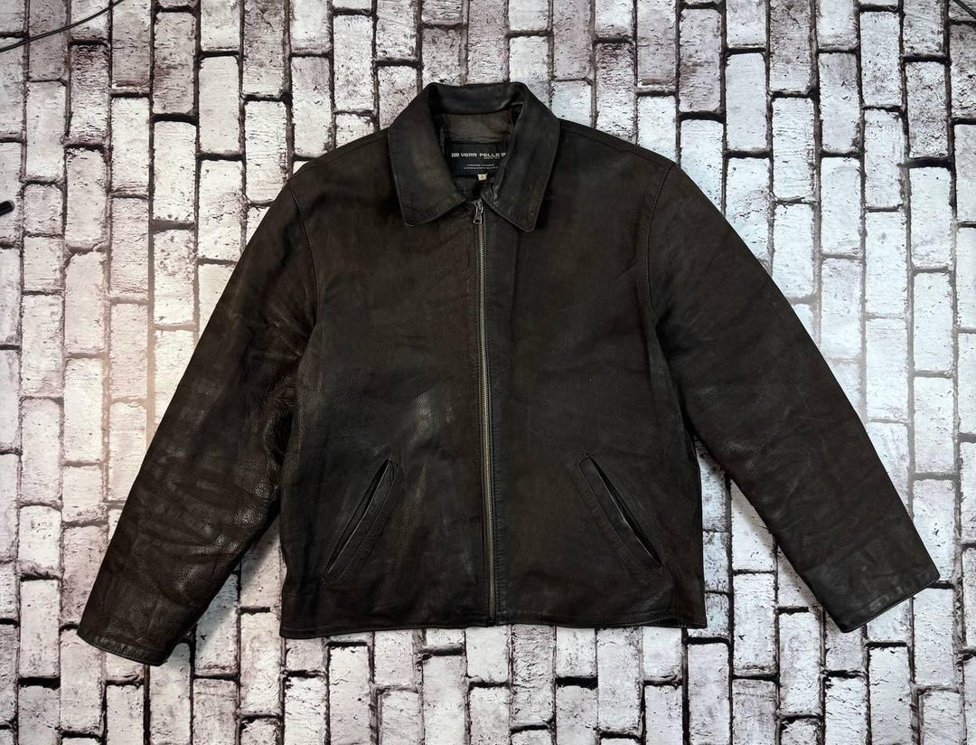 Vera Leopard Jacket Eco Suede Vintage Style