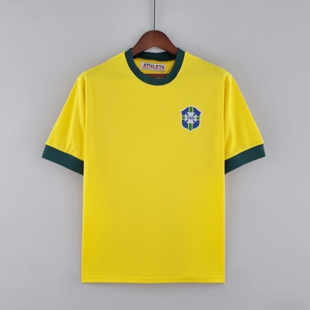 Brazil 1970 Jersey Adult Custom All Sizes | Brazil Soccer