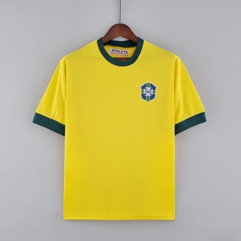 Brazil 1970 Jersey Adult Custom All Sizes | Brazil Soccer