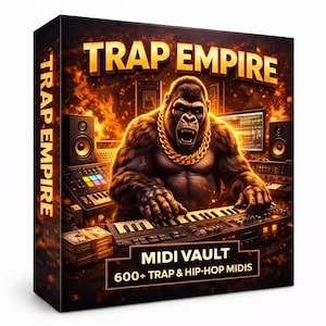 Trap MIDI Pack – 600+ Trap Chords, Melodies & Progressions for Hip Hop Beat Production