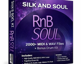 R&B MIDI Pack – 2000+ RnB Chords, Melodies And Piano Loops | Soul Producer Kit