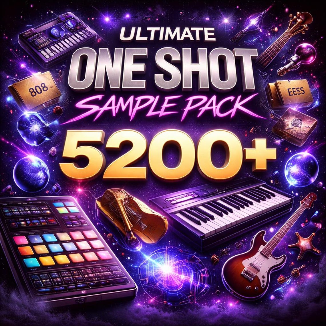 5200+ Trap, Hip Hop, Rnb One Shot Samples – Ultimate Producer Kit WAV ...
